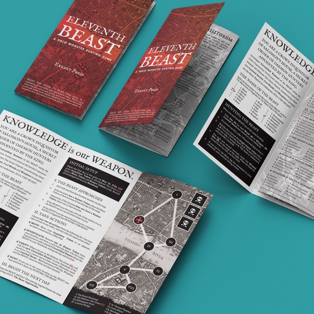 Eleventh Beast one-page TTRPG
