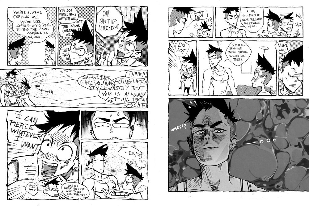 now they're being homoerotic dipshits