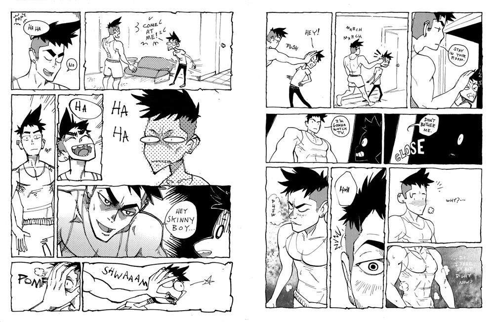 oh no it's hot to push a twink around