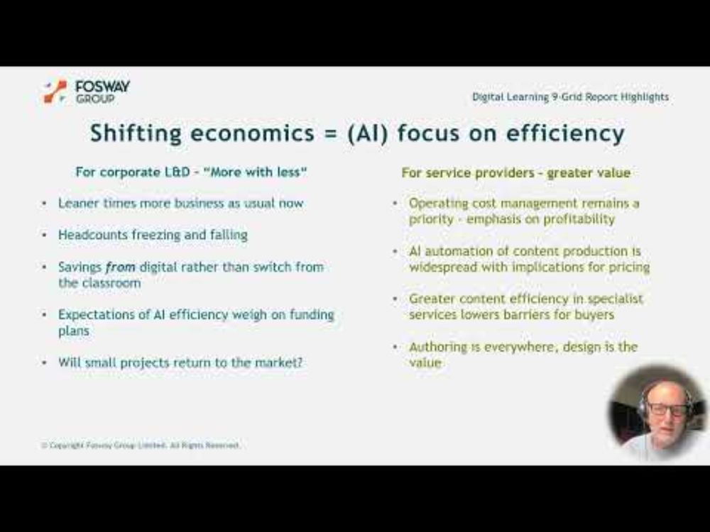 The Fosway 9-Grid™ for Digital Learning - shifting economics