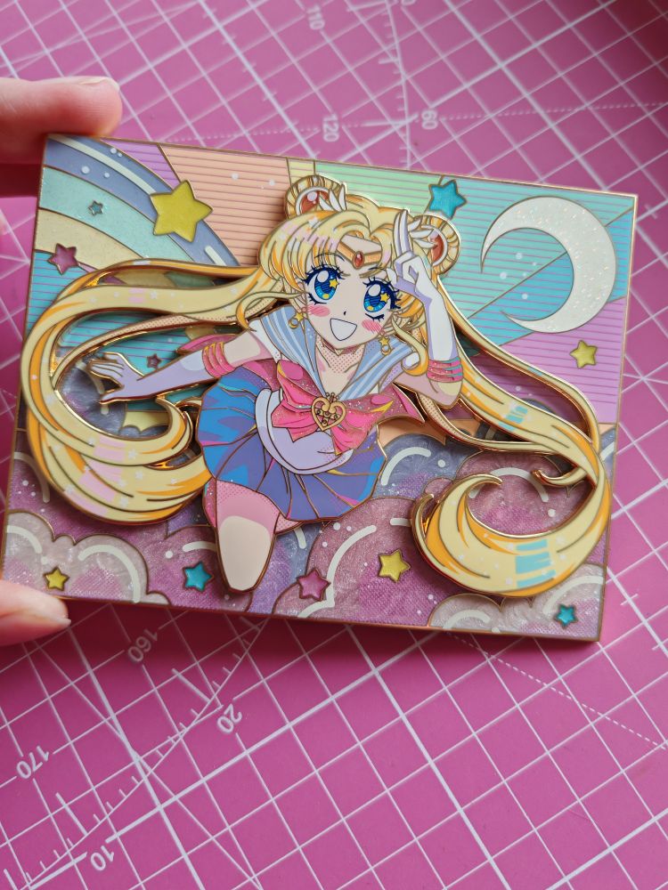 Sailor moon enamel pin