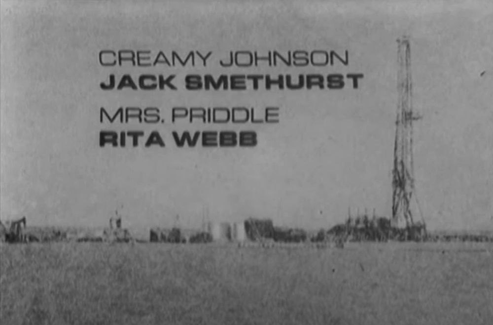 A credit from the Mogul episode 'Tosh and Nora'. The character's name is Creamy Johnson.