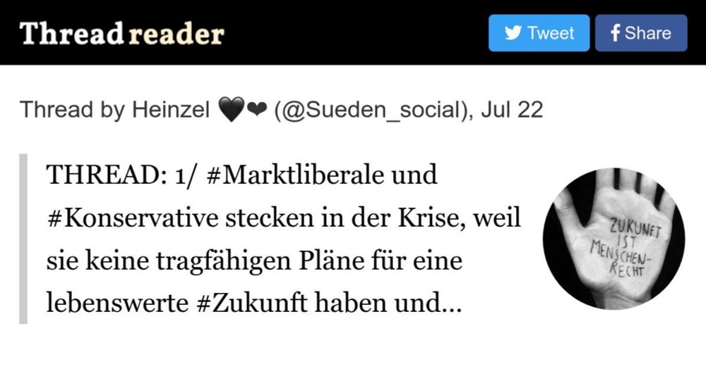 Thread by @Sueden_social on Thread Reader App