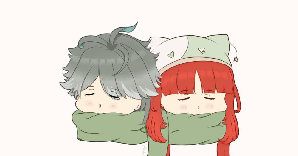 #GenshinImpact 眠い💤 - Woolのイラスト - pixiv