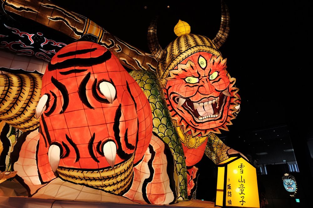 「ねぶたの家　ワ・ラッセ」に展示されていたねぶた