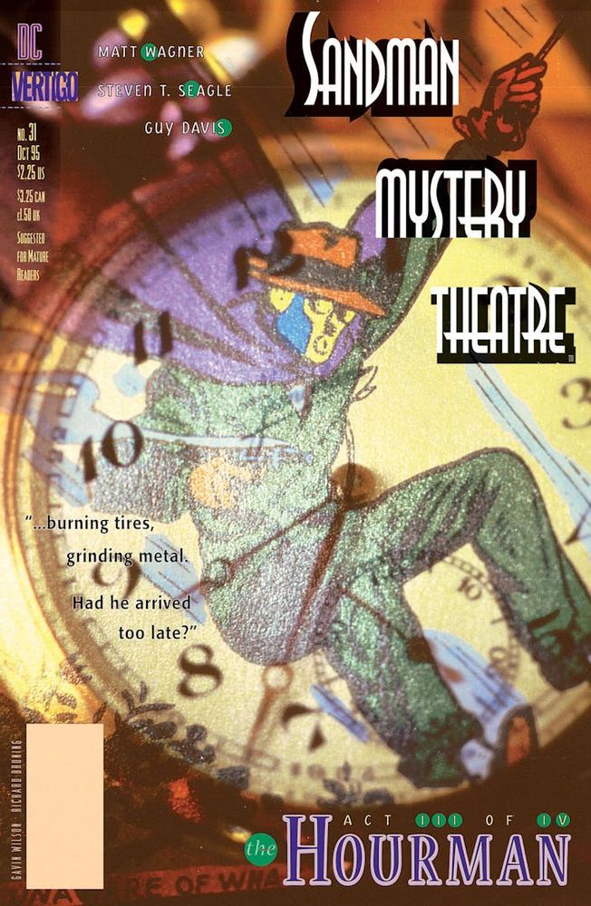 Cover of Sandman Mystery Theatre #31 by Gavin Wilson
