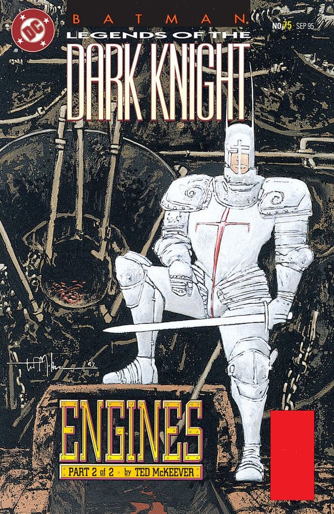 Cover of Batman: Legends of the Dark Knight #75 by Ted McKeever
