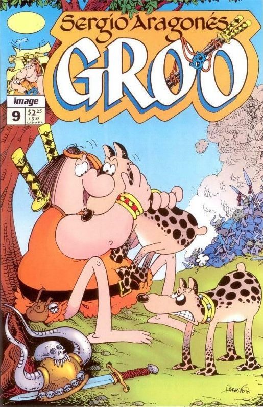 Cover of Groo #9 by Sergio Aragonés