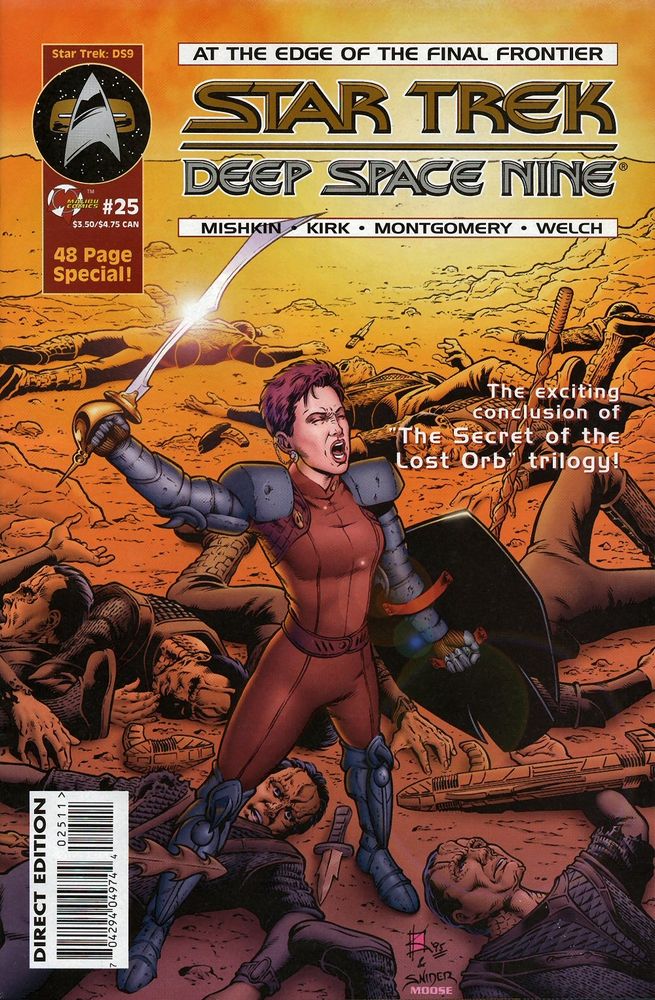Cover of Star Trek: Deep Space Nine #25 by Leonard Kirk