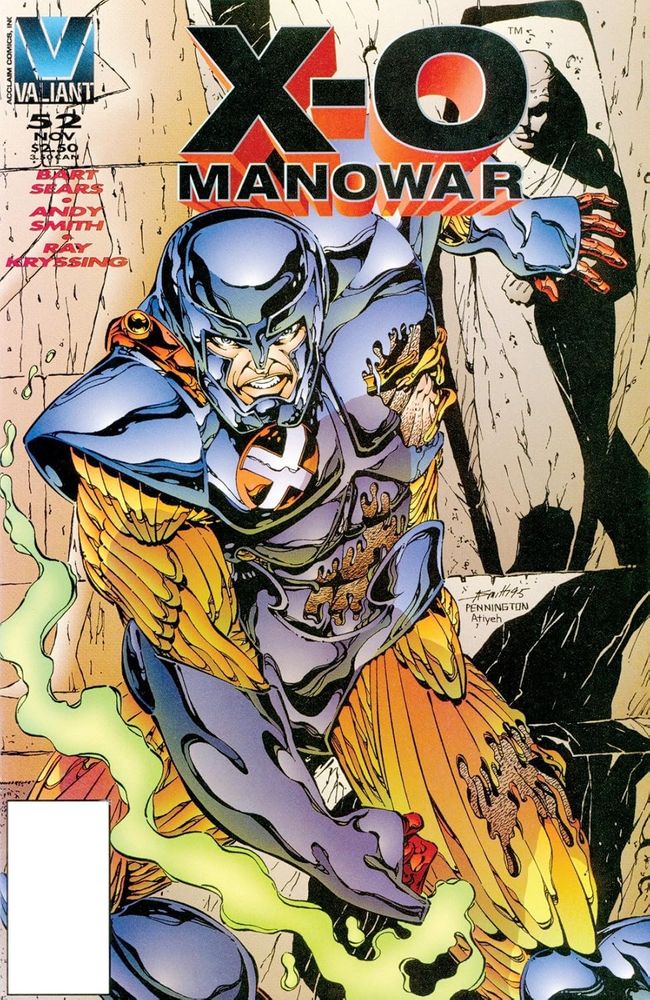 Cover of X-O Manowar #52 by Andy Smith