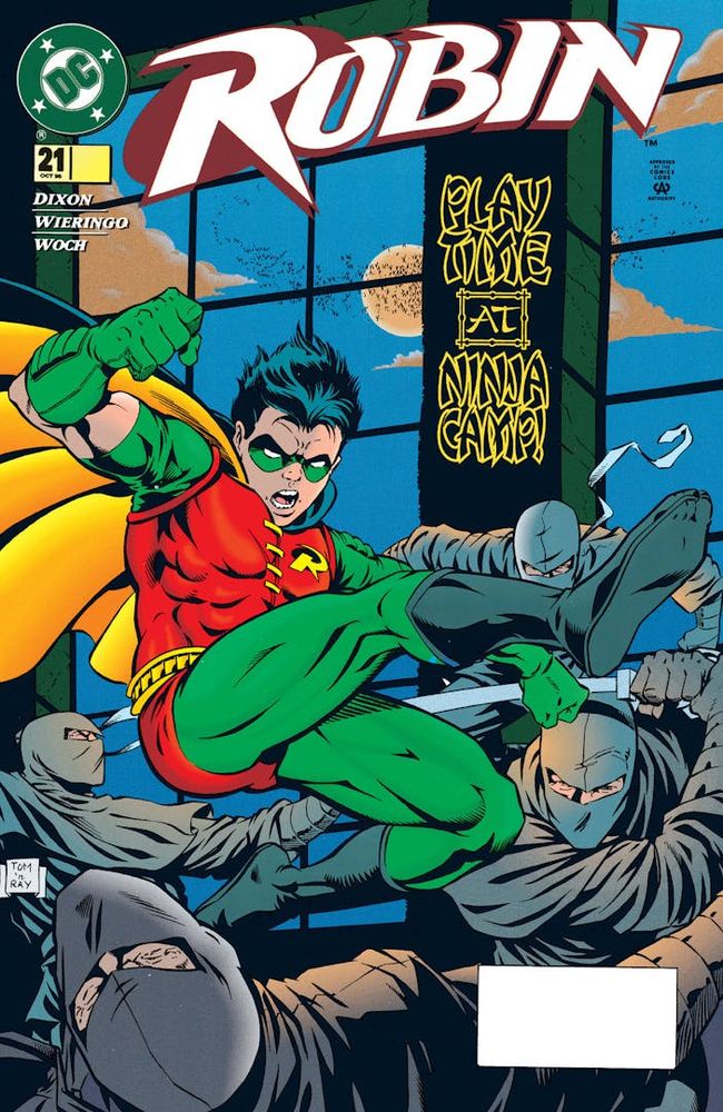 Cover of Robin #21 by Tom Grummett