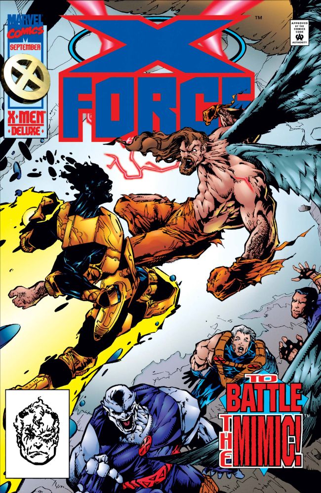 Cover of X-Force #46 by Adam Pollina