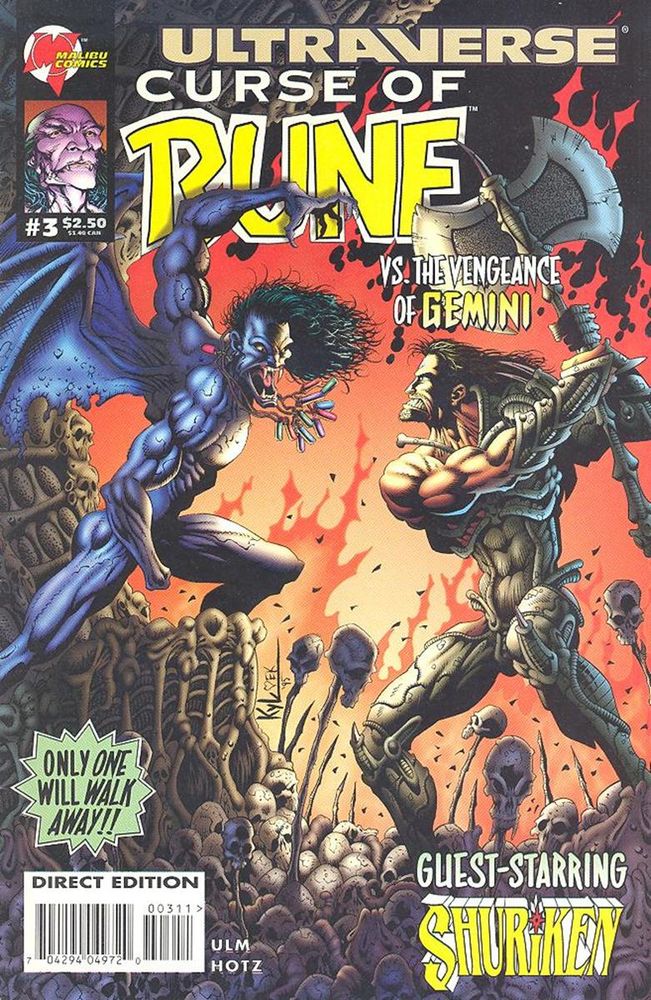 Cover of Curse of Rune #3 by Kyle Hotz