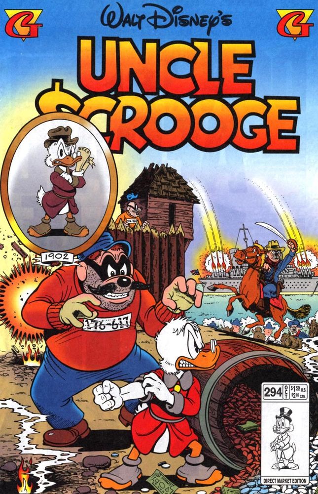 Cover of Uncle Scrooge #294 by Dan Rosa