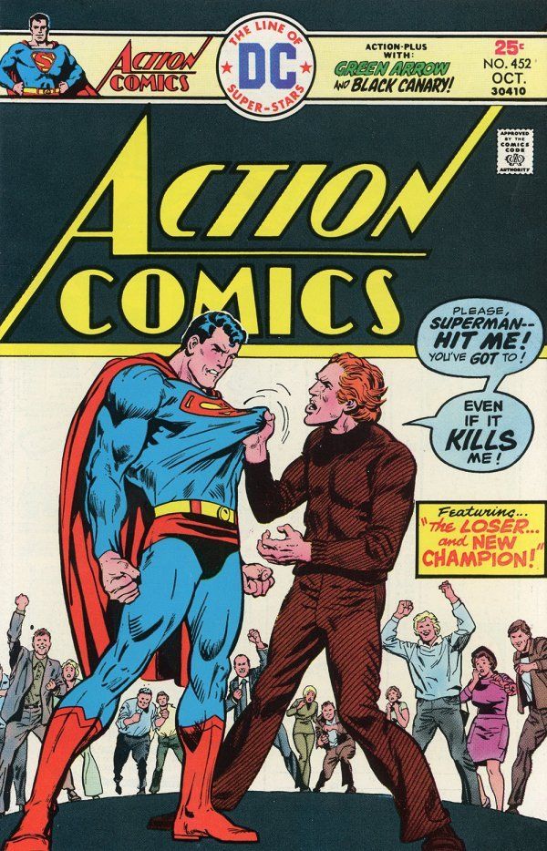 Cover of Action Comics #452 by Bob Oksner