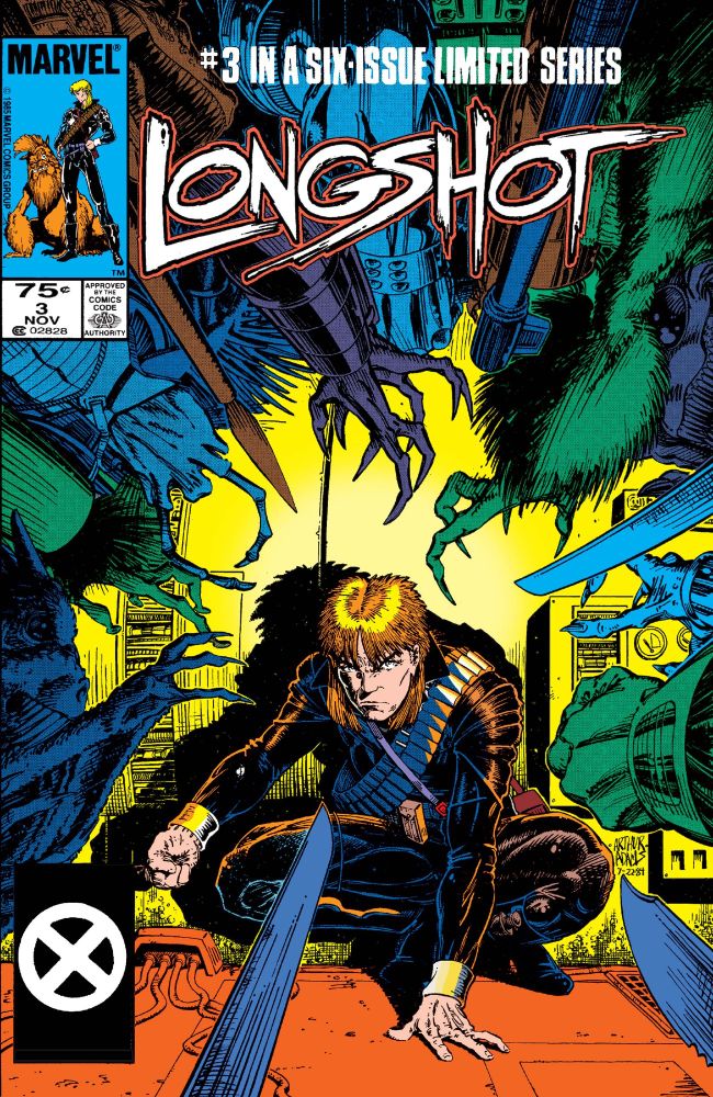 Cover of Longshot #3 by Art Adams