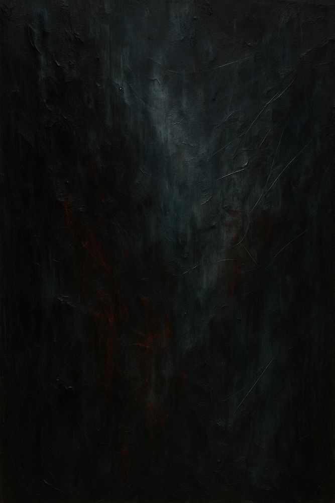 Hollow Reverberations is an exploration of emptiness and the quiet collapse that follows despair. Heavy layers of suffocating black and ashen gray swallow muted blues and sickly greens, while dull streaks of crimson bleed through like old, unhealed wounds. The jagged, downward textures and fractured lines create a sense of decay and inward pull — a visual representation of isolation and hopelessness. This is not a scene, but a sensation: the echo of something once whole, now broken and endlessly reverberating in silence. Art copyright ©Yves Broeckx This is digitally created art concept and execution by Yves