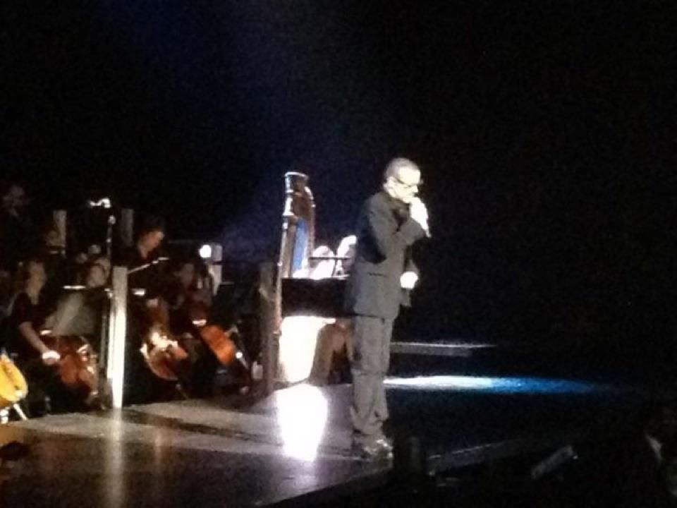 George Michael in Prague, 2011, during his last tour.