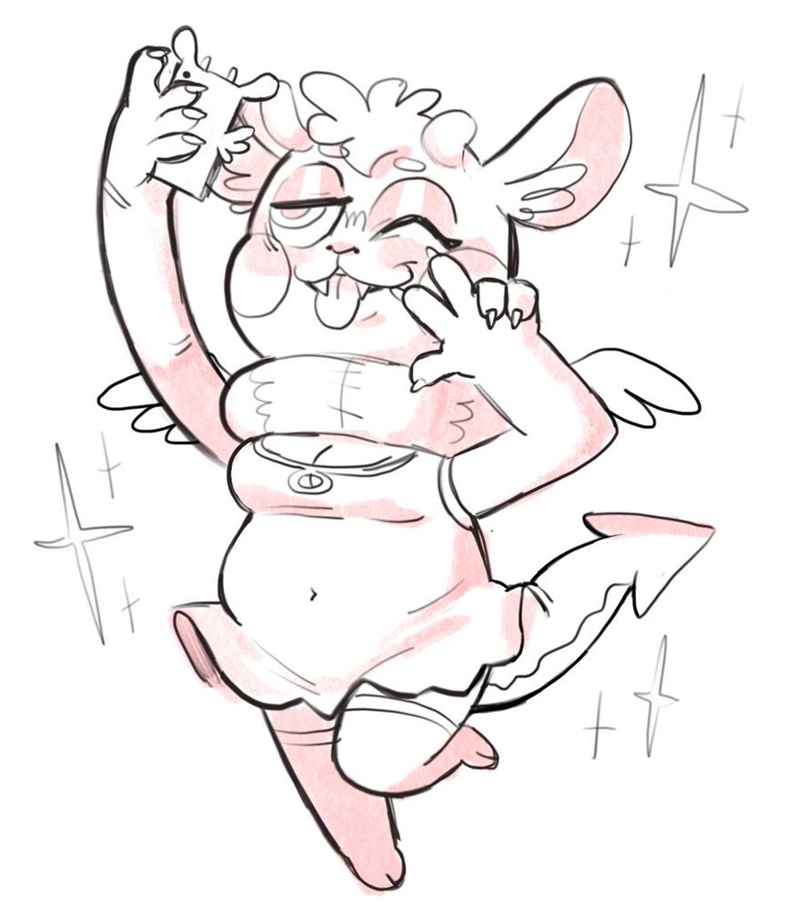 "Where does she keep her funny little self-themed phone" Gorji can store small objects in a pair of hidden pockets in the back of her mouth, a behavior she DOES call "voring it" to be as upsetting as possible