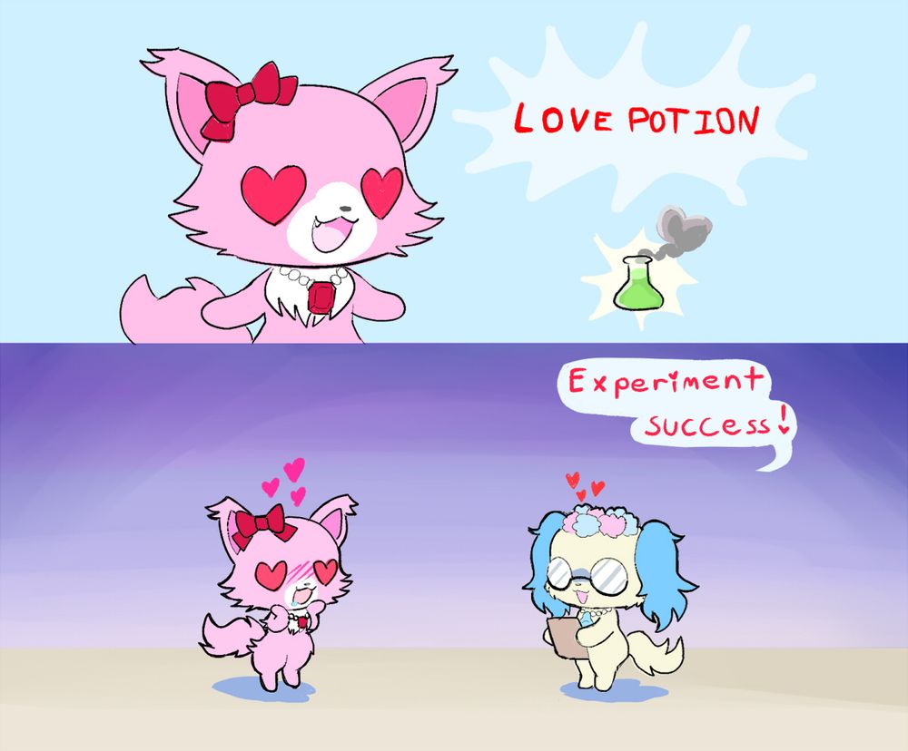 Jewelpet sapphie and garnet comic