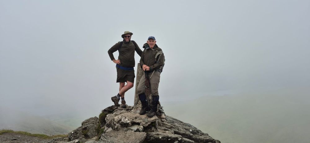 Surrounded by cloud on a Munro