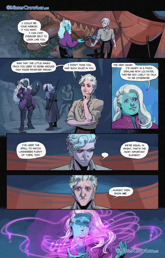 Baldur's Gate 3 fan comic. 