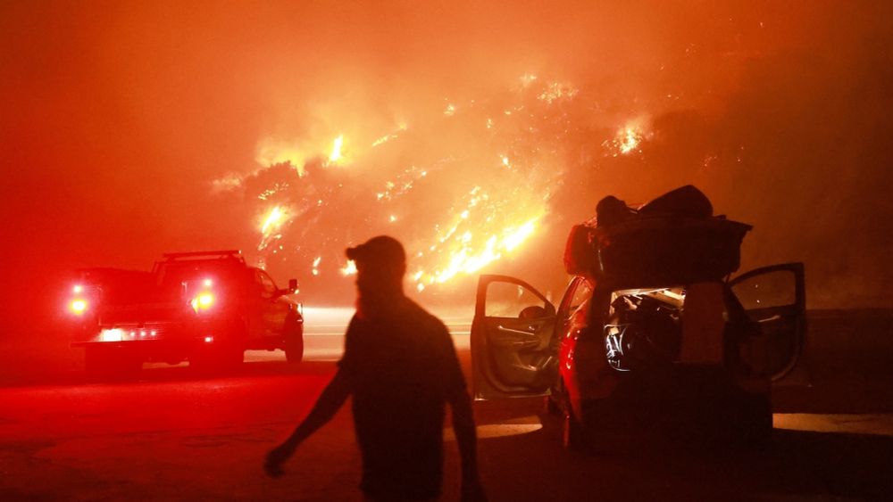 More than 35,000 structures threatened by wildfire burning east of Los Angeles