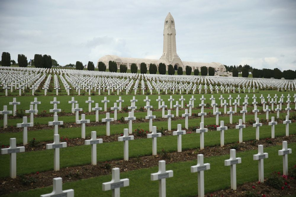 Photo d'un cimetière militaire