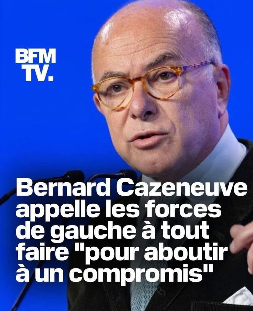 Sur BFM TV, Cazeneuve appelle les forces de gauche à tout faire pour aboutir à un compromis 