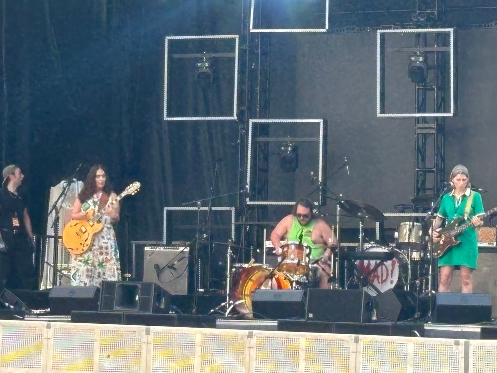 Raleigh band Pie Face Girls performing at Hopscotch Music Festival.