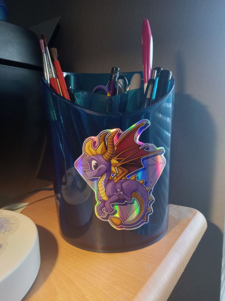 Spyro sticker from Meek Warrior