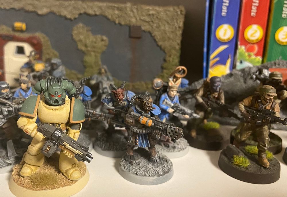 More of my guard and my Space Marine.