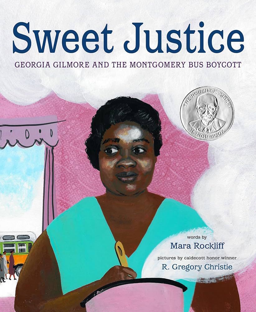 Cover of “Sweet Justice” by Mara Rockliff, illustrated by R. Gregory Christie