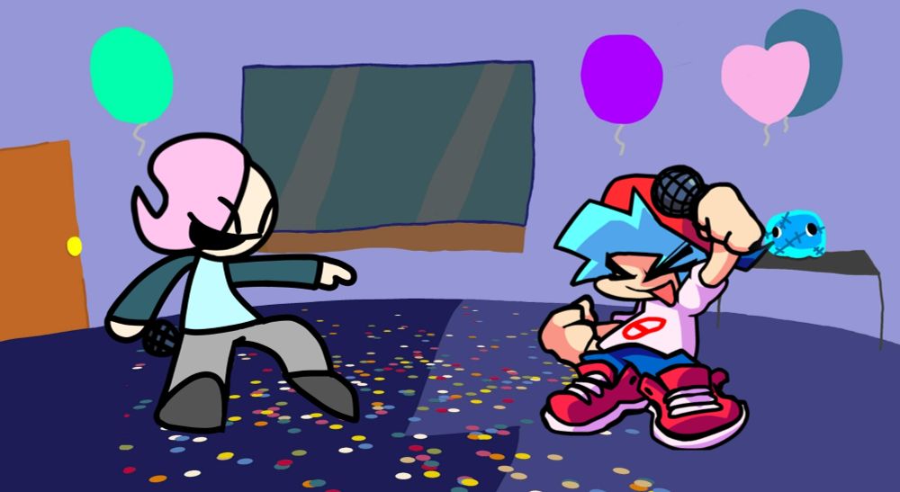 BF battling a cool frend