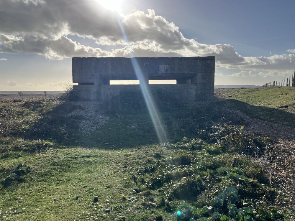 Rye Beach Pillbox from outside