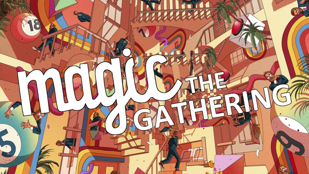 Dropout.tv's poster for Game Changer season six, edited poorly to say Magic: The Gathering
