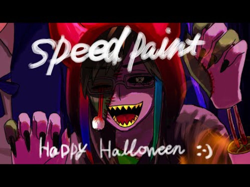 Halloween // oc [speed paint]