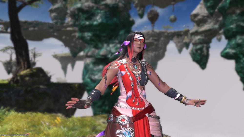 Taliya humming at the Sea of Clouds. The wind is starting to pick up.