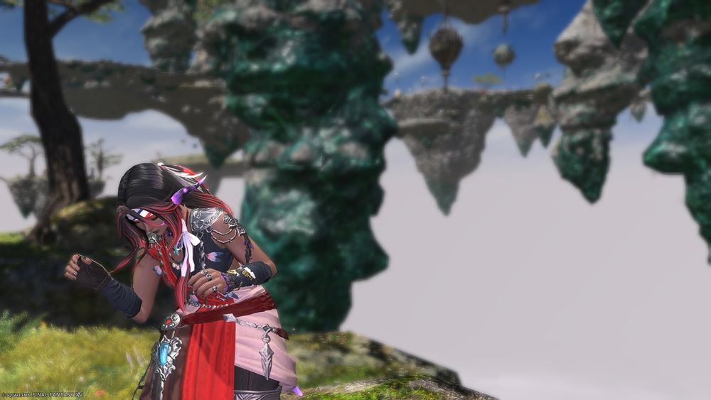 Taliya is staggering back to her feet, her hair is similar to how it was before but with messier bangs.