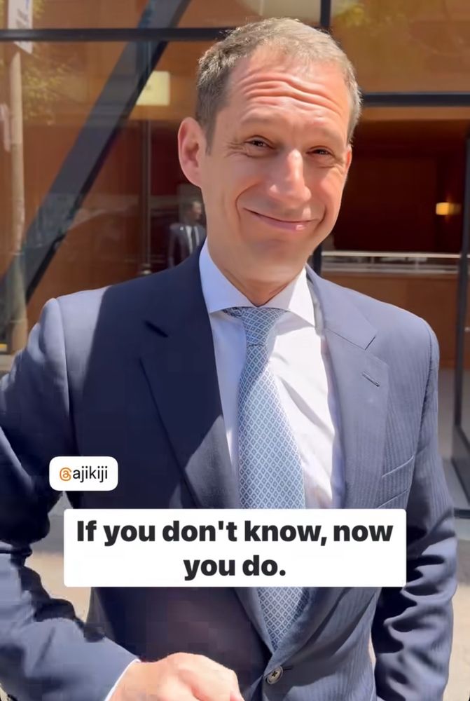 Daniel Lurie, captioned “if you don’t know, now you do”