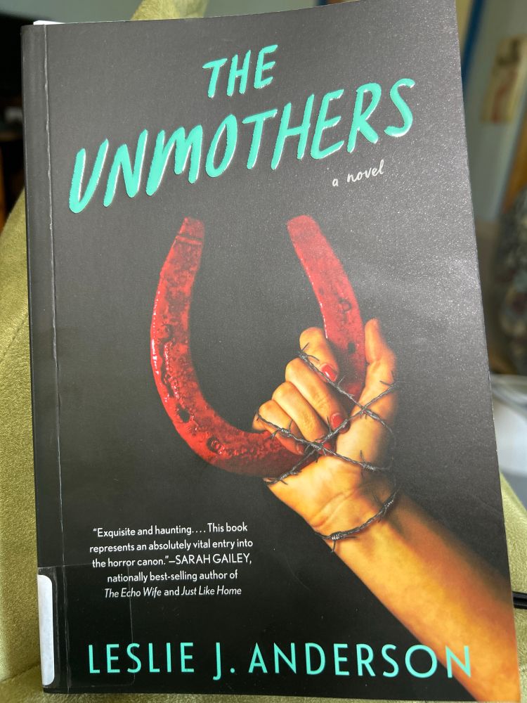 A picture of a book titled The Unmothers by Leslie J Anderson