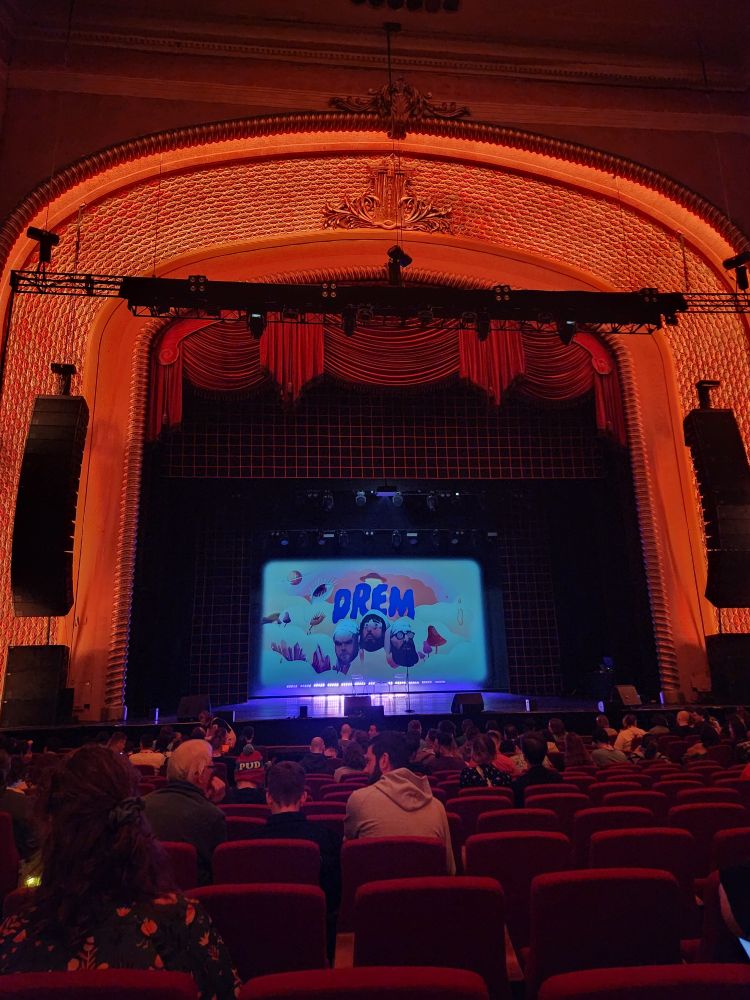 View from Palais Theatre seats for Aunty Donna's Drem