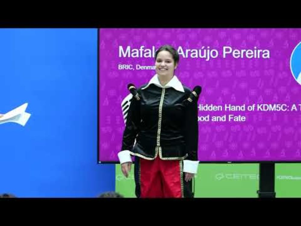 'The Hidden Hand of KDM5C: A Tale of Blood and Fate', by Mafalda Araújo Pereira (BRIC, Denmark)