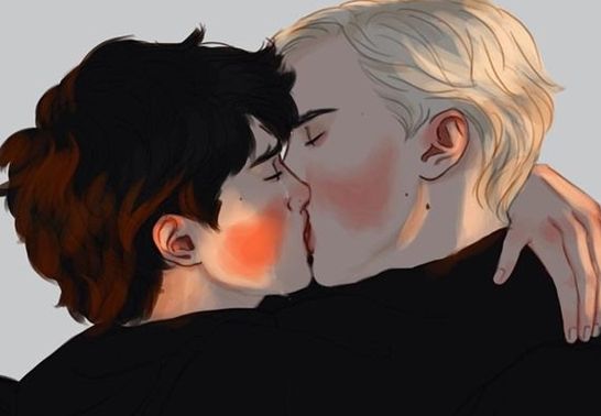 photo of mr brightside and mr darkside kissing each other :) 
authors note: i was banned from AO3 for truth :(