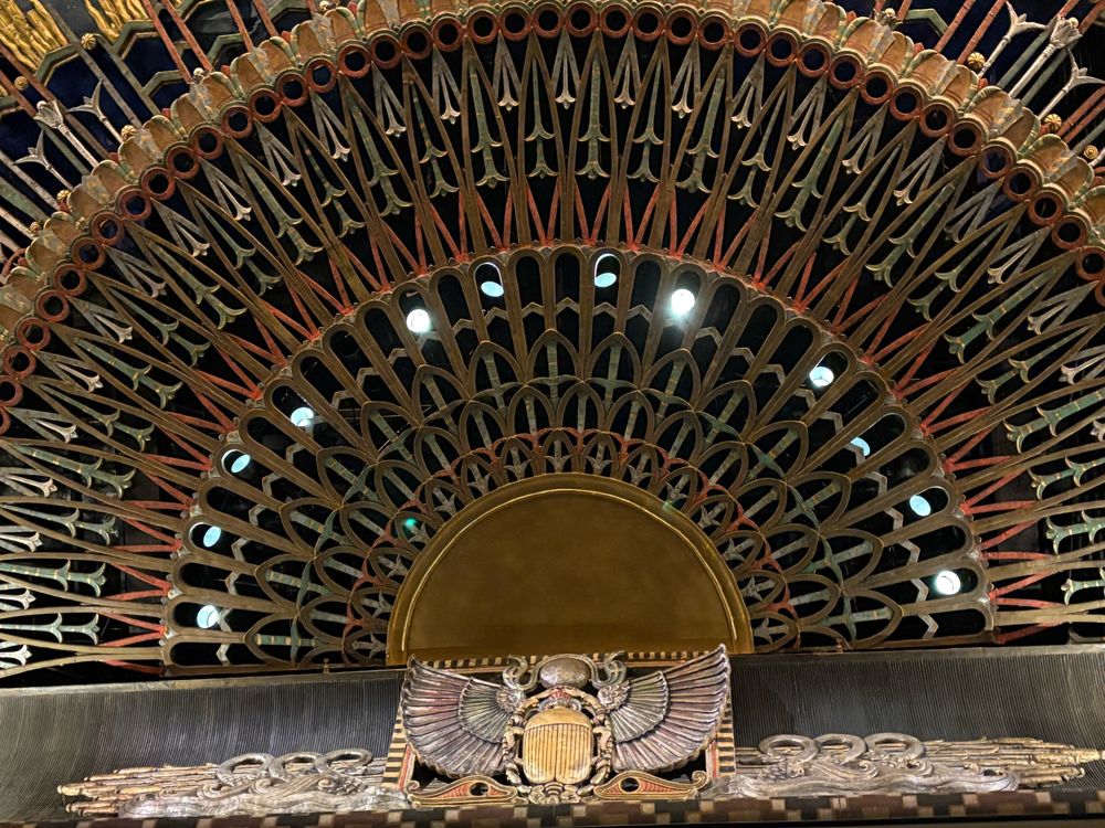 Egyptian Theater ceiling.