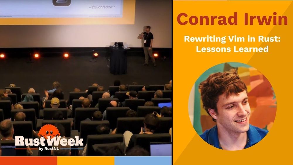 Rewriting Vim in Rust: Lessons Learned - Conrad Irwin