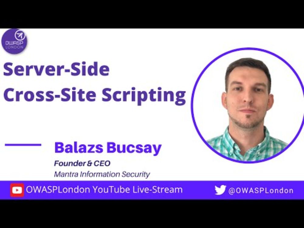 Server-Side Cross-Site Scripting - Balazs Bucsay