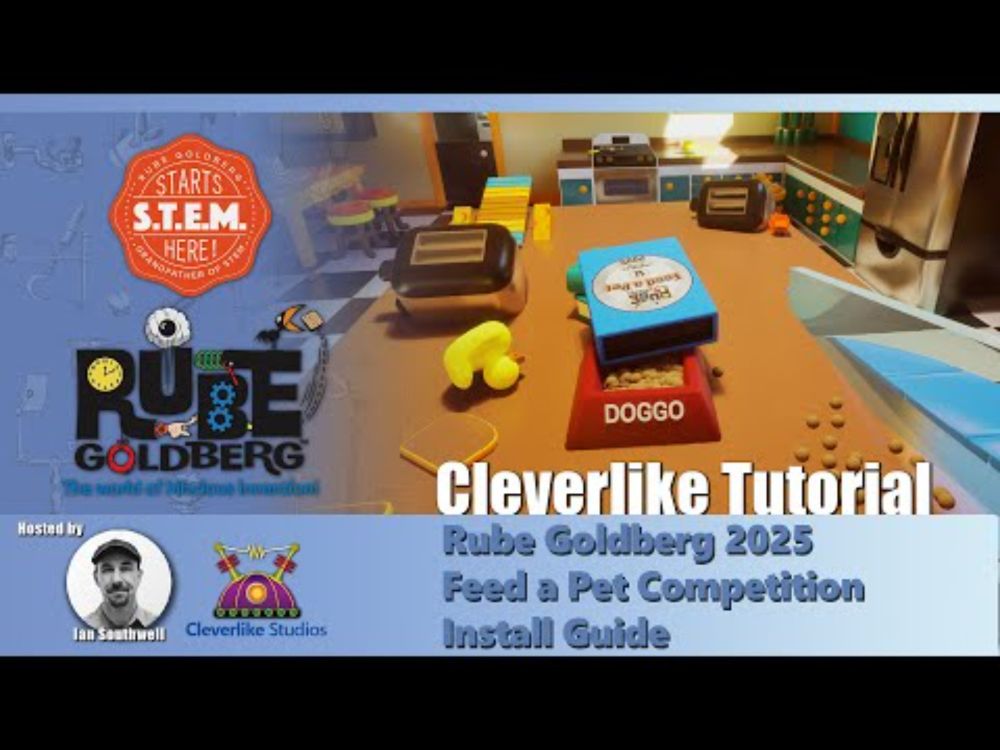 #rubegoldberg 2025 Feed a Pet Competition in the #unrealengine