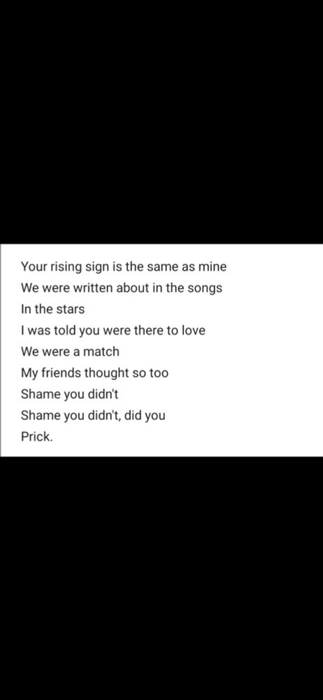 A silly poem by me. 