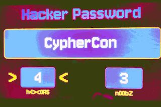 Hacker Password at CypherCon. Lintile put together a scoreboard! Woo! DFIU